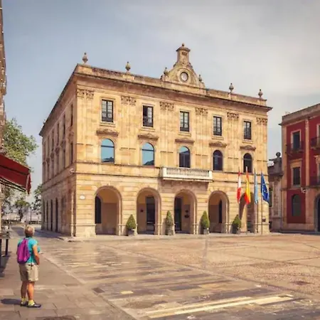 Apartamento Corazon De Gijon, A 1 Min De Playa, Bares Y Puerto