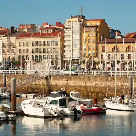 Corazon De Gijon, A 1 Min De Playa, Bares Y Puerto Apartamento