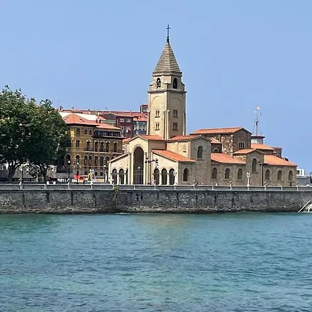 아파트 Corazon De Gijon, A 1 Min De Playa, Bares Y Puerto 기욘